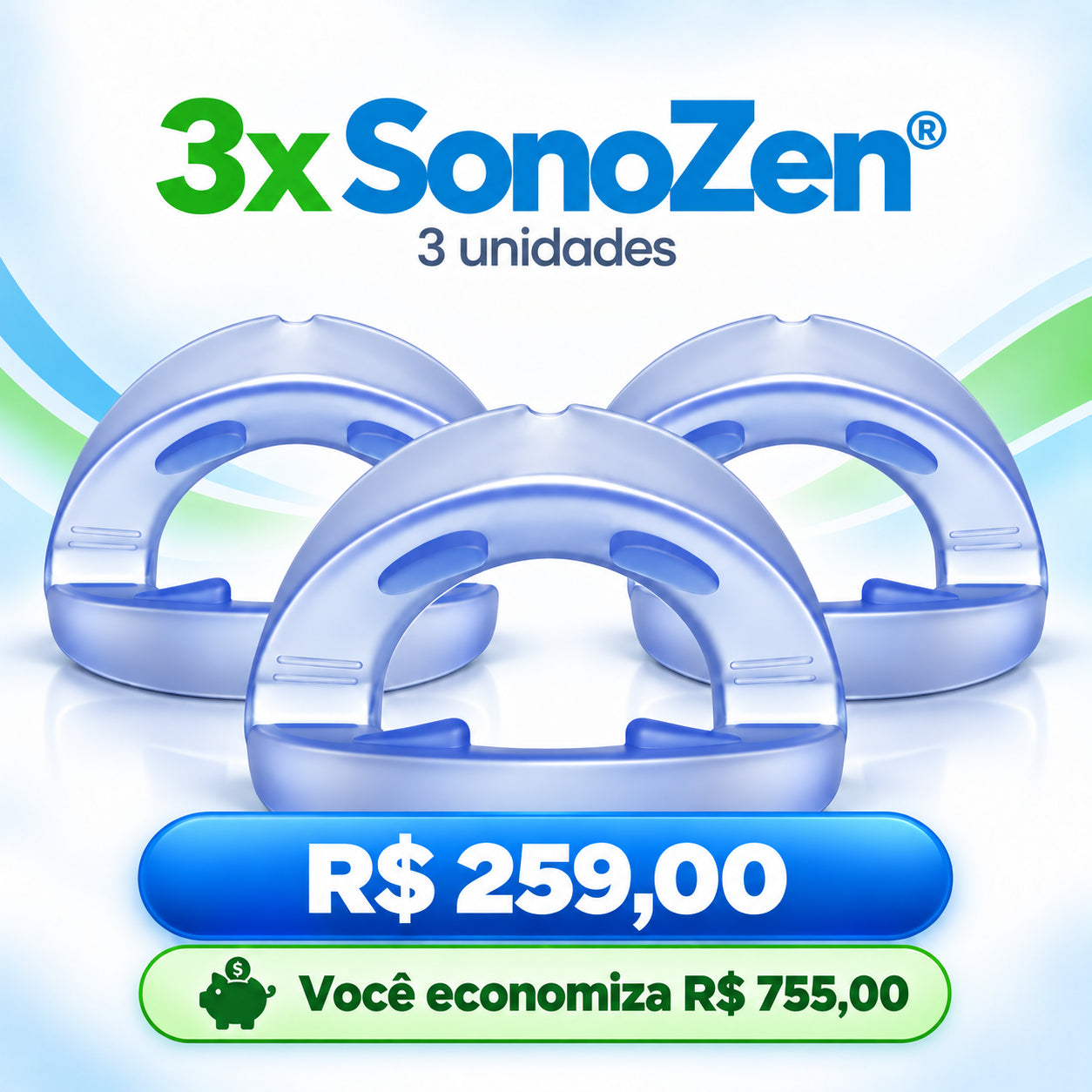 Protetor Bucal Anti-Ronco SonoZen®