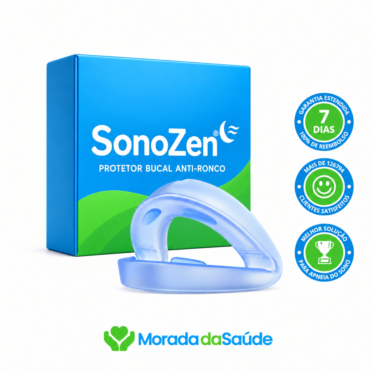Protetor Bucal Anti-Ronco SonoZen®