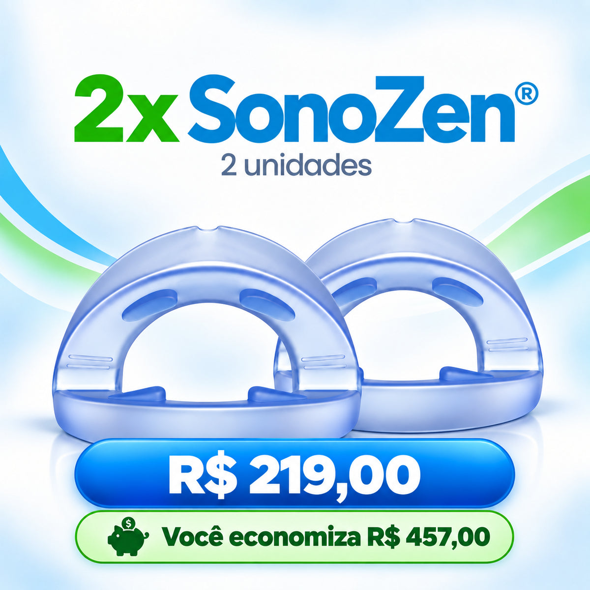 Protetor Bucal Anti-Ronco SonoZen®