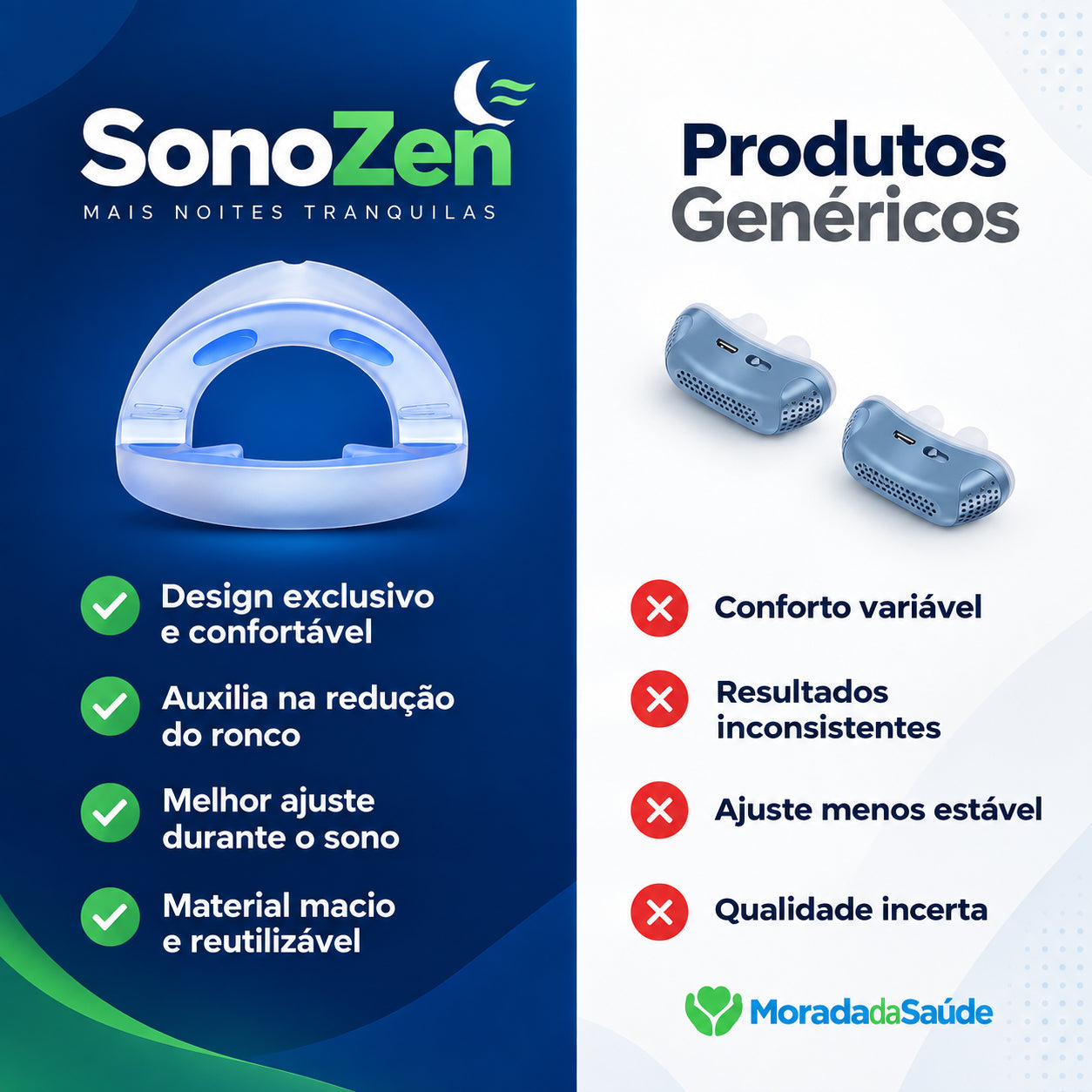 Protetor Bucal Anti-Ronco SonoZen®
