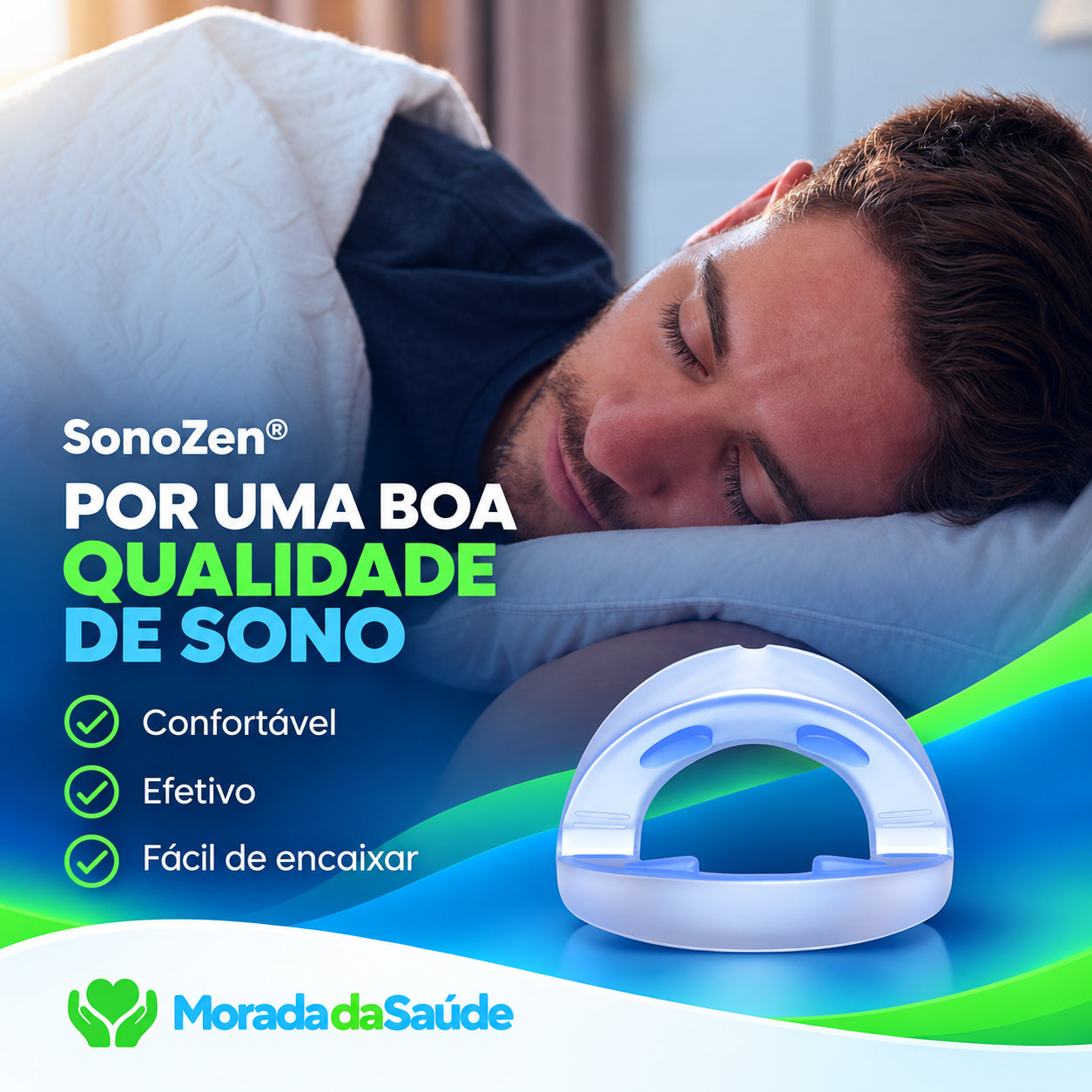 Protetor Bucal Anti-Ronco SonoZen®